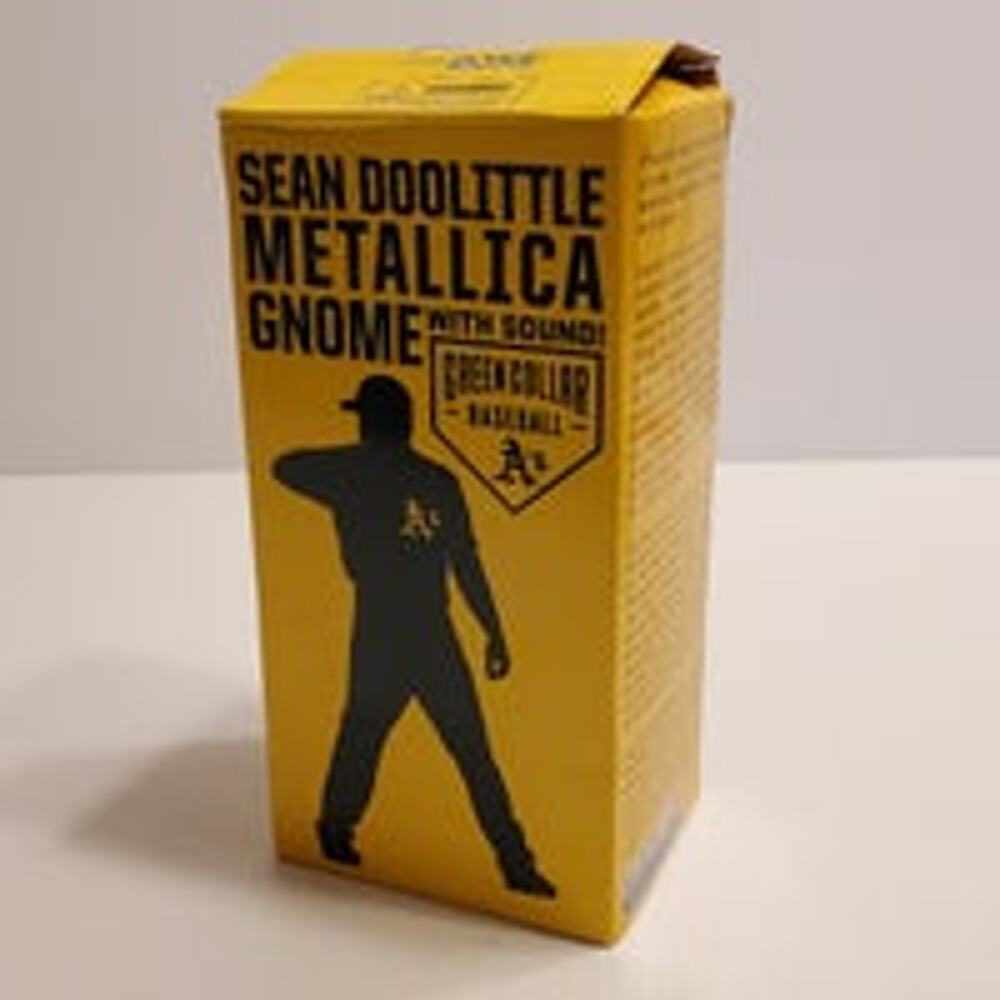 Oakland A's 2016 Sean Doolittle SGA Metallica Gnome. New, open box